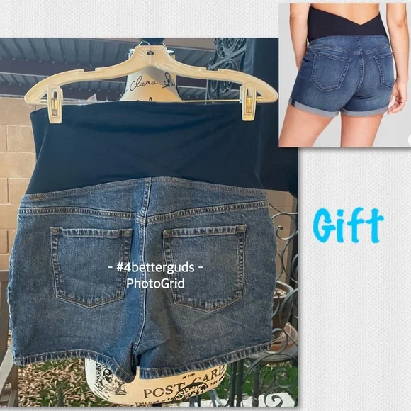 SET 3 Mama:Licious Organic Nell 2 Tanks & Isabel Maternity Crossover Midi Short - Picture 8 of 16